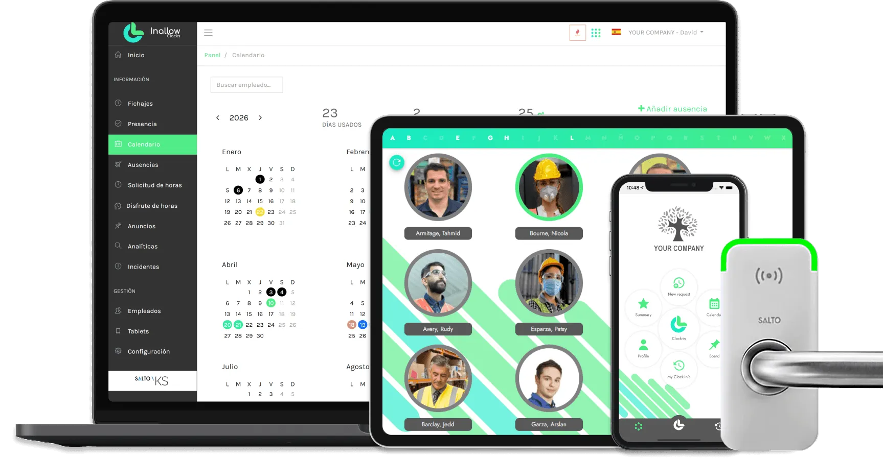 Dashboard und Inallow-Apps