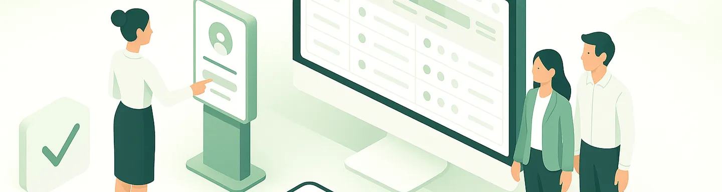 Imagen que representa la automatización de la aprobación de vacaciones y permisos, mostrando un flujo de trabajo digital en acción.